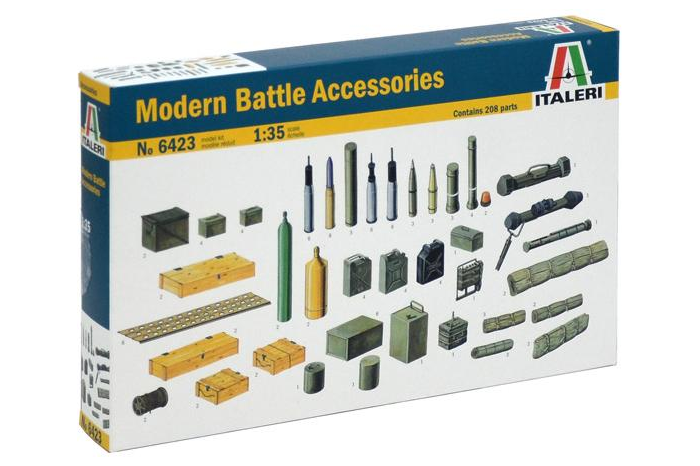 Model Kit doplňky 6423 - MODERN BATTLE ACCESSORIES (1:35)