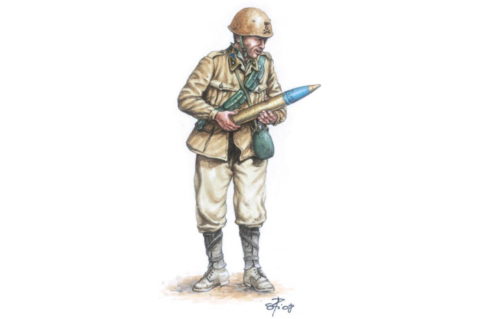Model Kit figurky 6122 - ITALIAN 90/53 GUN with CREW (1:72)