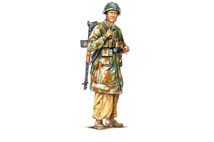Model Kit figurky 6134 - WWII - German paratroopers (tropical uniform) (1:72)