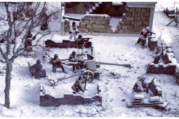 Model Kit diorama 6113 - BATTLE OF BASTOGNE (1:72)