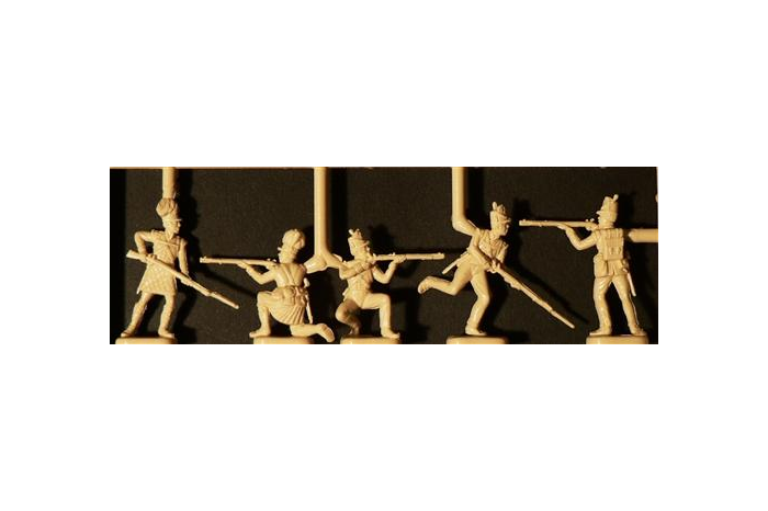 Model Kit figurky 6058 - BRITISH and SCOTS INFANTRY (NAPOL.WARS) (1:72)