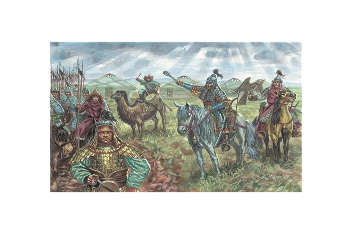 Model Kit figurky 6124 - MONGOL CAVALRY (XIIIth CENTURY) (1:72)