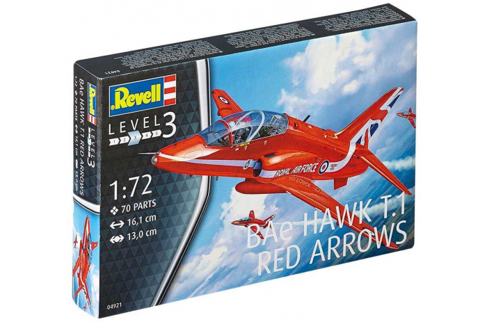 Plastic ModelKit letadlo 04921 - BAe Hawk T.1 Red Arrows (1:72)
