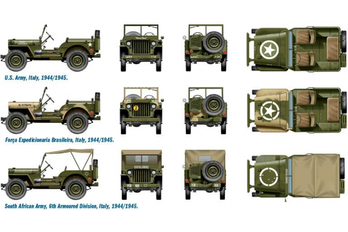 Fast Assembly military 7506 - 1/4 Ton 4x4 TRUCK (1:72)