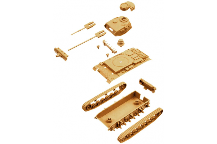 Fast Assembly tanky 7507 - Pz.Kpfw.III Ausf.J (1:72)