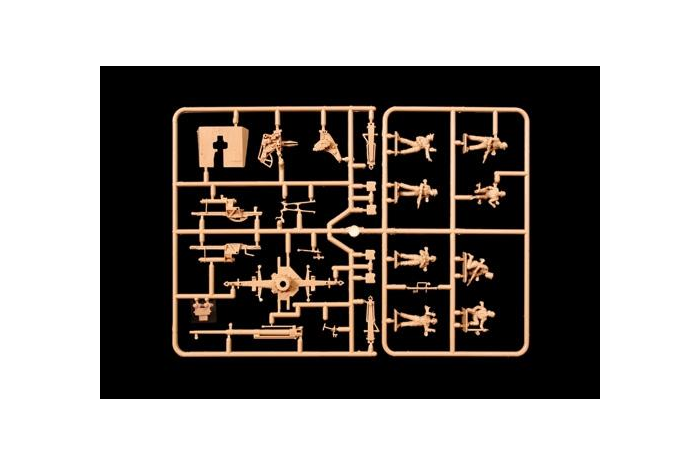 Fast Assembly military 7512 - 8.8 CM FLAK 37 AA GUN with crew (1:72)