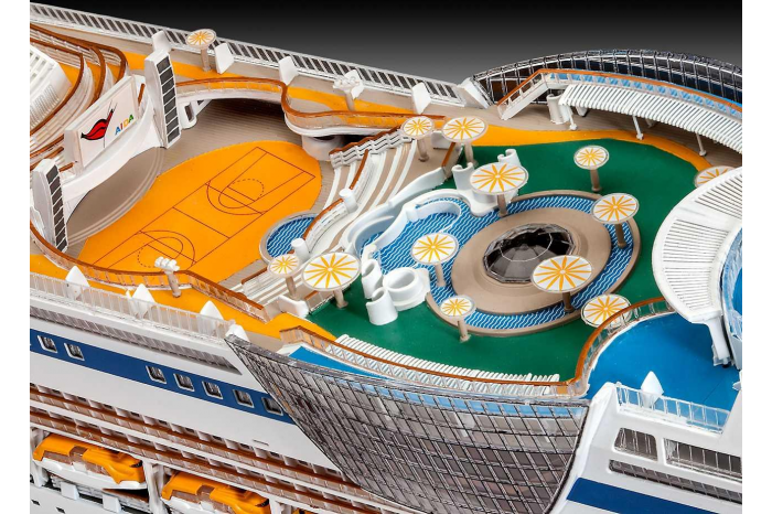 Plastic ModelKit loď 05230 - AIDAblu, sol, mar, stella (1:400)