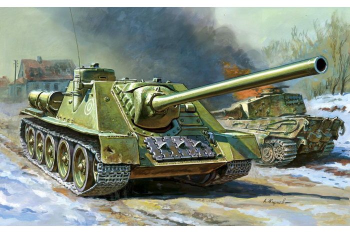 Snap Kit military 5044 - Soviet Tank Destroyer SU-100 (1:72)