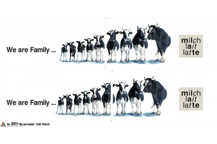 Model Kit návěs 3911 - CLASSIC TANK TRAILER "We are family" (1:24)