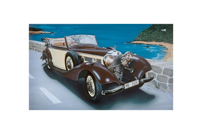 Model Kit auto 3701 - MERCEDES BENZ 540K (1:24)