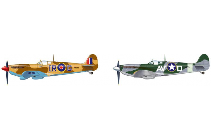 Model Set letadlo 71001 - 1:72 Spitfire Mk. Vb. (1:72)