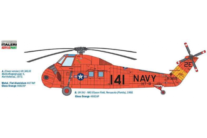 Model Kit vrtulník 2712 - UH-34J (1:48)