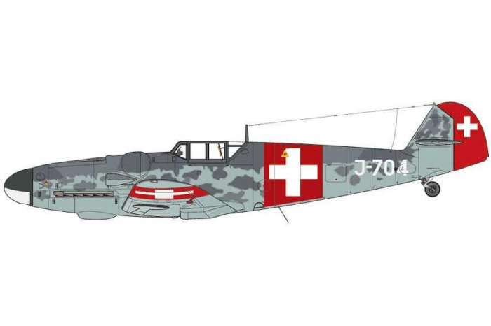 Classic Kit letadlo A02029A - Messerschmitt Bf109G-6 (1:72)