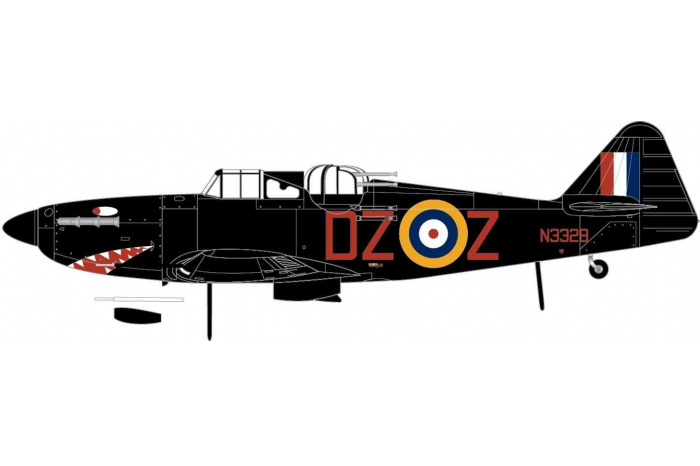 Classic Kit letadlo A02069 - Boulton Paul Defiant (1:72) - nová forma