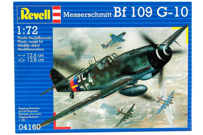 Plastic ModelKit letadlo 04160 - Messerschmitt Bf 109 G-10 (1:72)