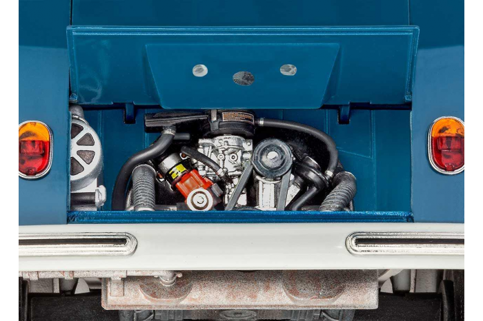 Plastic ModelKit auto 07009 - VW Typ 2 T1 Samba Bus (1:16)