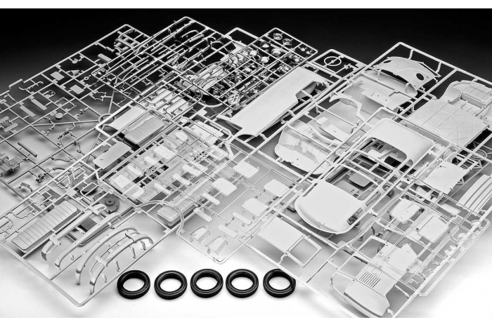 Plastic ModelKit auto 07009 - VW Typ 2 T1 Samba Bus (1:16)