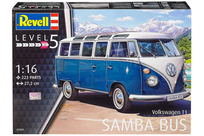 Plastic ModelKit auto 07009 - VW Typ 2 T1 Samba Bus (1:16)