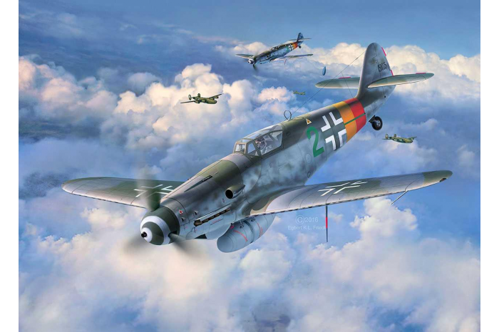Plastic ModelKit letadlo 03958 - Messerschmitt Bf 109 G-10 (1:48)
