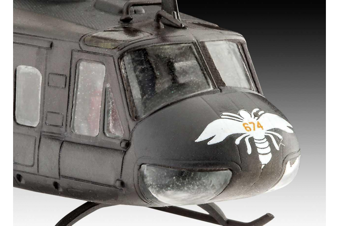 Plastic ModelKit vrtulník 04983 - Bell UH-1H Gunship (1:100)