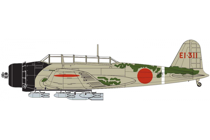 Classic Kit letadlo A04058 - Nakajima B5N2 Kate (1:72) - nová forma