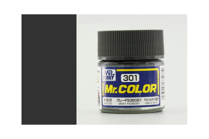 Mr. Color - C301: FS36081 Šedá pololesklá
