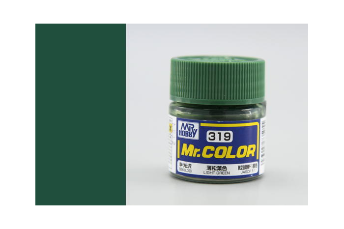 Mr. Color - C319: Světle zelená pololesklá