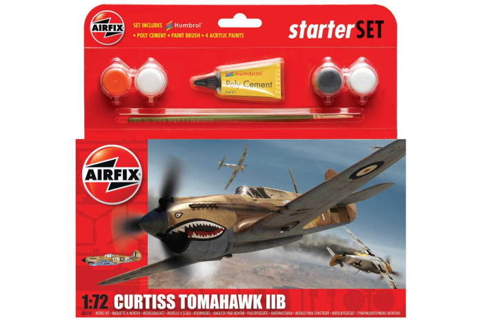 Starter Set letadlo A55101 - Curtiss Tomahawk IIB (1:72)