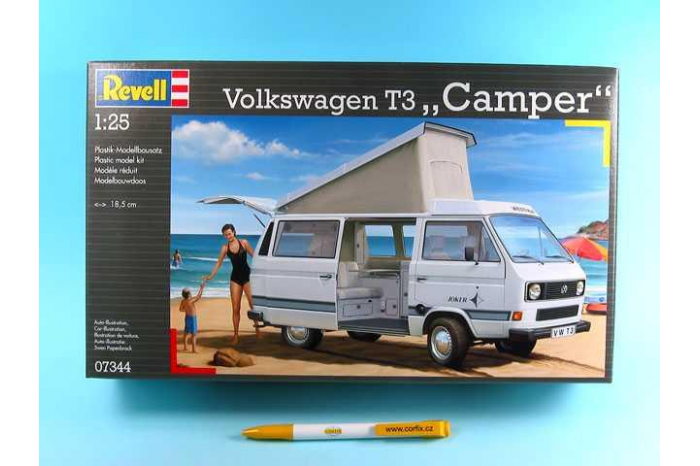 Plastic ModelKit auto 07344 - VW T3  Camper  (1:25)