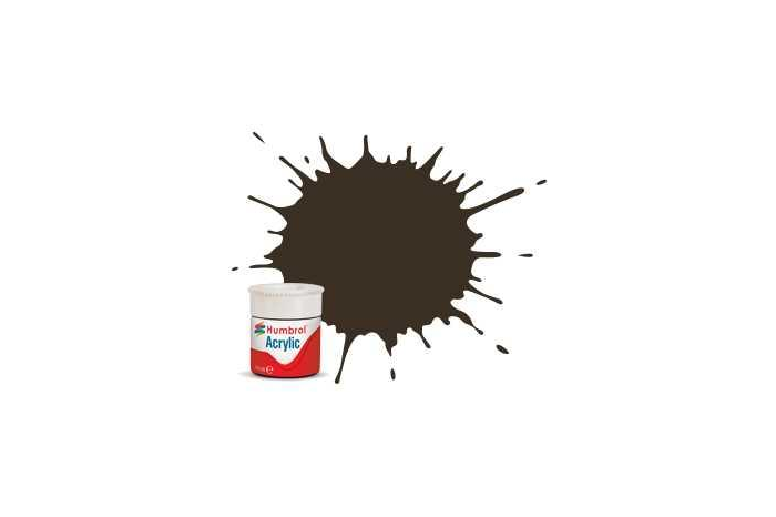 Humbrol barva akryl AB0010 - No 10 Service Brown - Gloss - 12ml