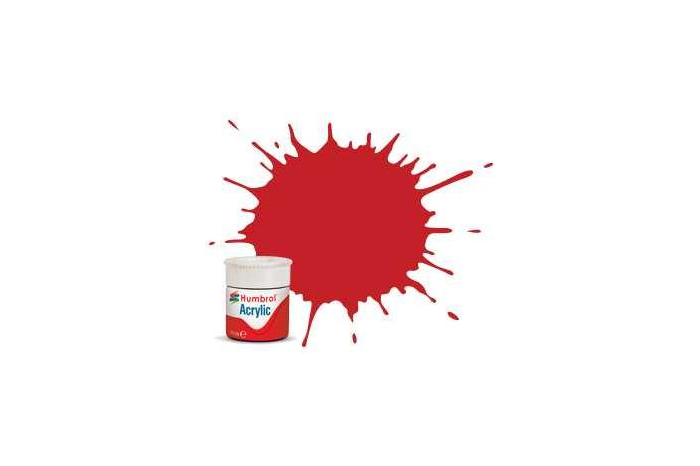 Humbrol barva akryl AB0220 - No 220 Racing Red - Gloss - 12ml