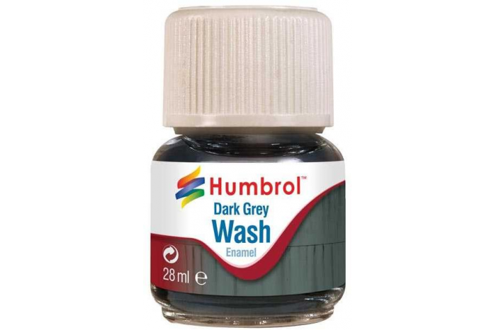 Humbrol barva email AV0204 - Wash - Dark Grey 28ml