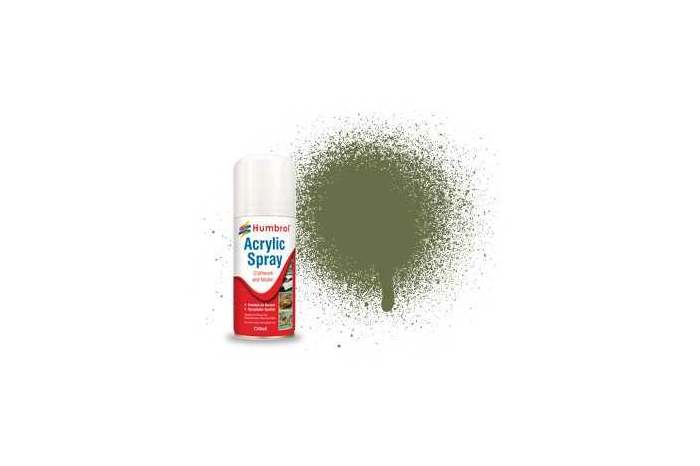 Humbrol sprej akryl AD6080 - No 80 Grass Green - Matt - 150ml