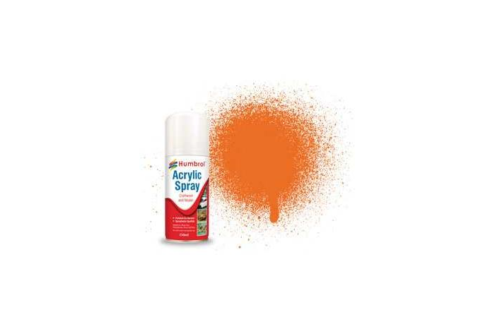 Humbrol sprej akryl AD6018 - No 18 Orange - Gloss - 150ml