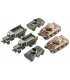 Plastic ModelKit military 03350 - US Army vehicles WWII  M4 Sherman & M8 Greyhound & CCKW Truck (1:144)