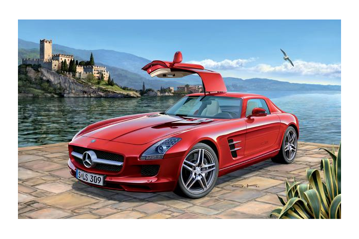 Revell - Mercedes SLS AMG (1:24) - 07100 - MJ Modely.cz