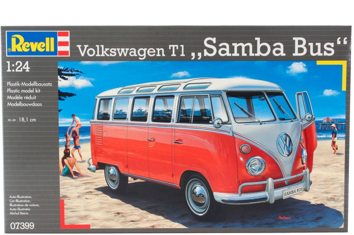 Plastic ModelKit auto 07399 - VW T1 SAMBA BUS (1:24)