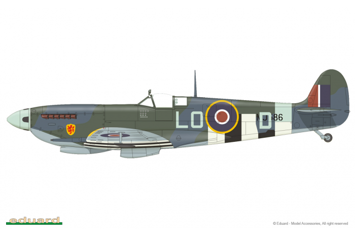 Spitfire Mk. IXc pozdní verze 1:48 - 8281