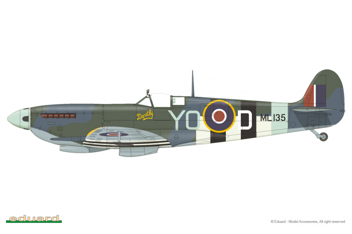 Spitfire Mk. IXc pozdní verze 1:48 - 8281