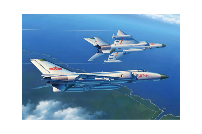 PLA J-8B fighter (1:48) - 02845