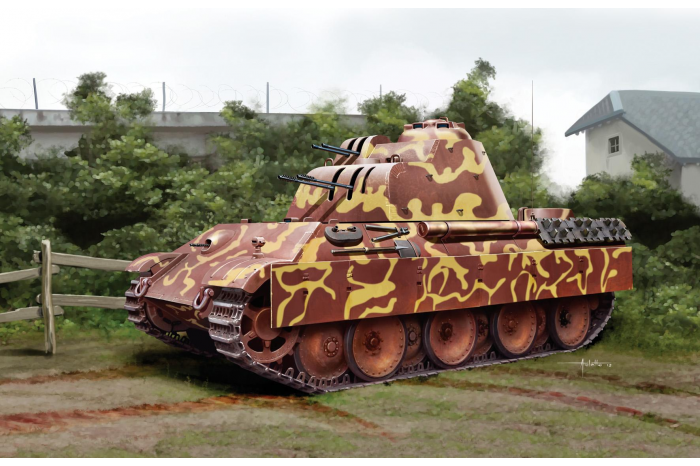 Model Kit tank 7487 - FLAKPANZER 341 mit 2cm FLAKVIERLING (1:72)