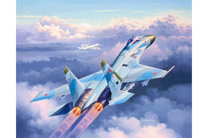 Plastic ModelKit letadlo 03948 - Su-27 Flanker (1:144)