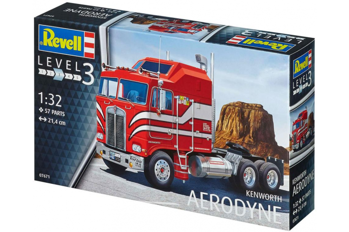 Plastic ModelKit auto 07671 - Kenworth Aerodyne (1:32)